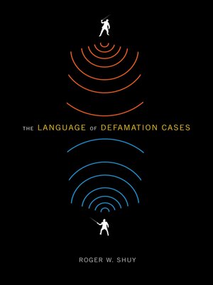 cover image of The Language of Defamation Cases